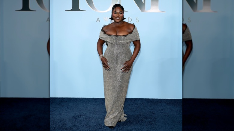 Danielle Brooks' wearing an ill-fitting dress at the  2026 Tony Awards