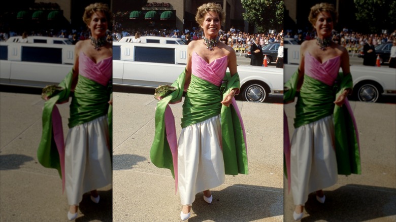 Mary Tyler Moore at the 40th annual Primetime Emmy Awards in Pasadena, California in August 1988