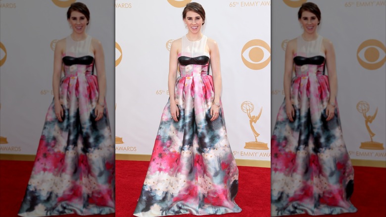 Zosia Mamet arrives at the 65th annual Primetime Emmy Awards in Los Angeles in September 2013
