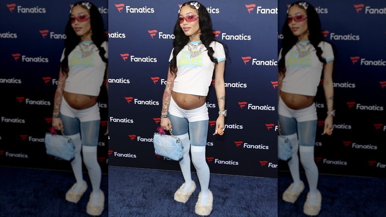 Coi Leray at a 2025 Super Bowl party