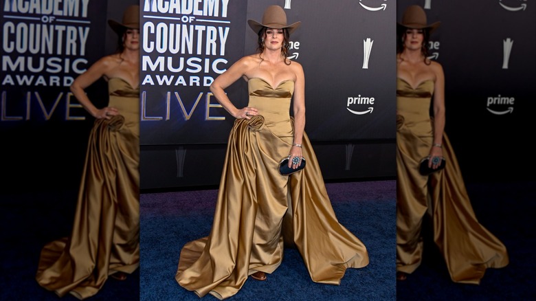 Jenna Paulette on the 2026 Academy of Country Music Awards red carpet.