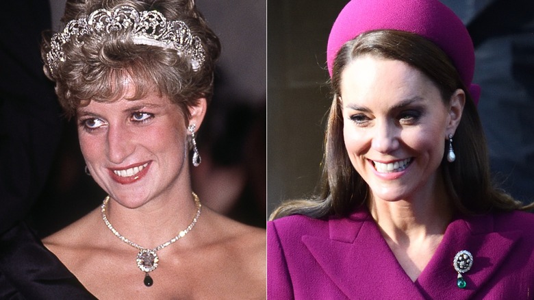 Princess Diana in Toronto and Princess Catherine at a state visit