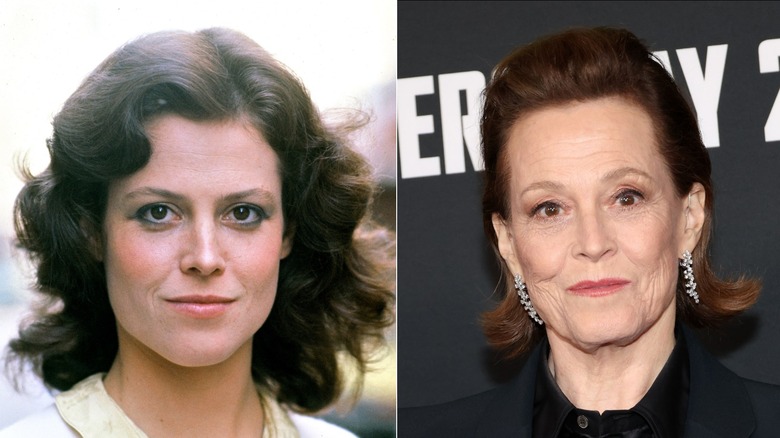 Sigourney Weaver photo shoot in paris 1979 & Mandalorian and grogu premiere 2026