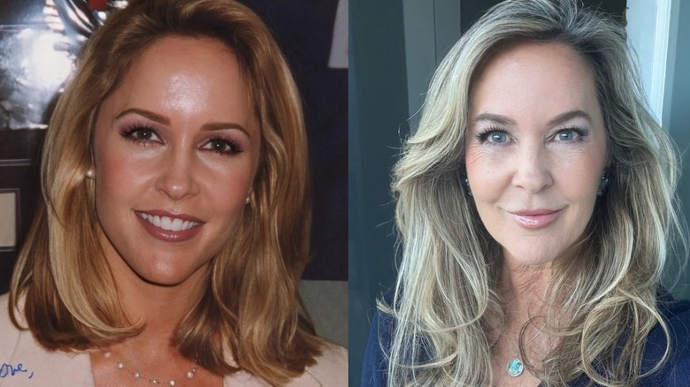 Erin Murphy pictured in 1998 on the left and 2026 on the right