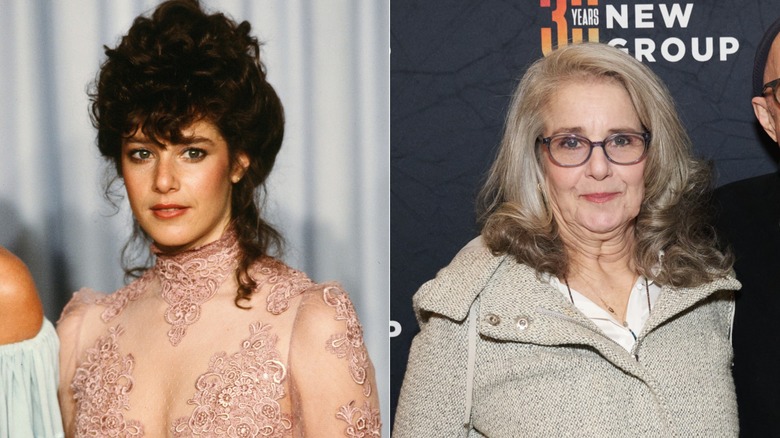 Debra Winger in 1982 and 2025.
