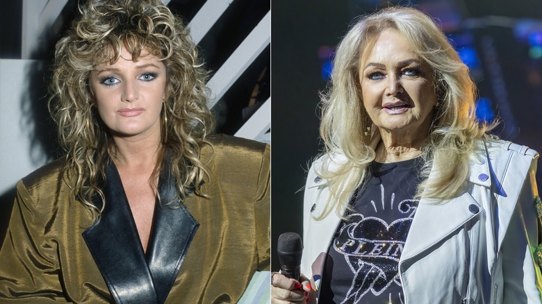 Bonnie Tyler in 1987 and 2025