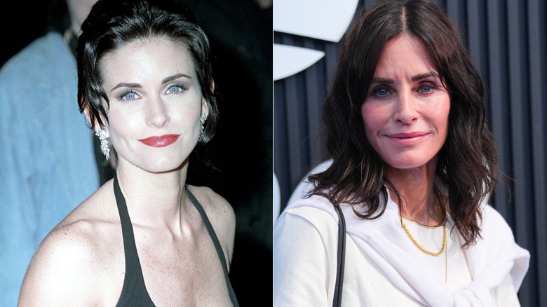 Courteney Cox 1995 and 2024