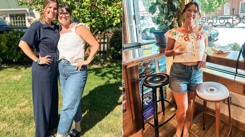 Lyndsay Lamb posing in social media pics