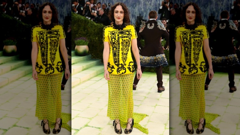 Nicole Phelps arrives at the Met Gala