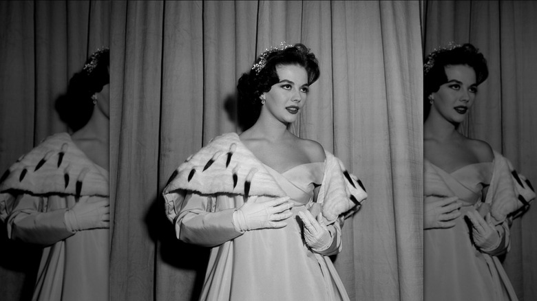 Natalie Wood attends the 29th Academy Awards in Los Angeles 1957