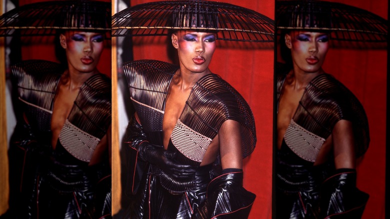 Grace Jones at the 25th Grammy Awards in in Los Angeles in 1983