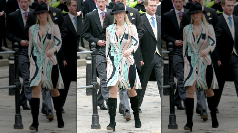 Zara Tindall at the wedding of King Charles and Camilla Parker Bowles.