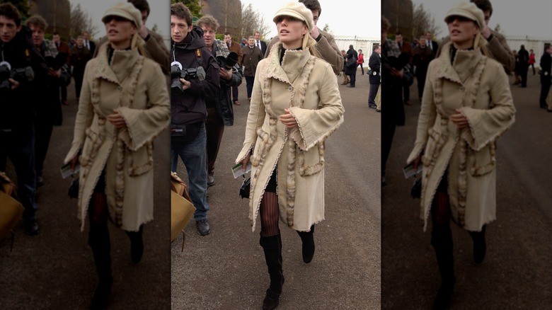 Zara Tindall on day two at the Annual National Hunt Festival in 2005.