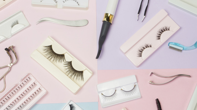 false lashes and related products