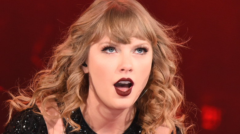 Taylor Swift performing during her Reputation tour