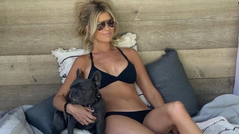 christina haack backless dress Christina Anstead wows fans as she dons elegant bridal gown