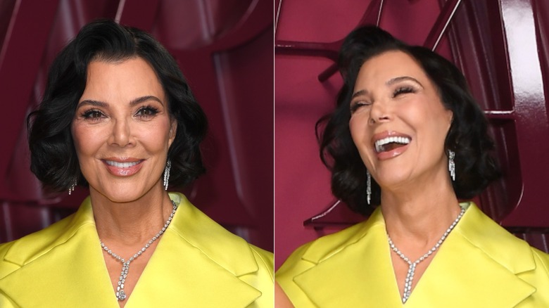 Kris Jenner with a curly bob in 2025