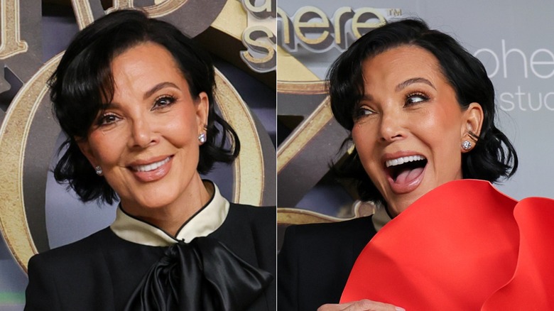 Kris Jenner with a curly bob in 2025