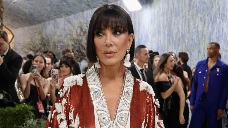 Kris Jenner with a bob and bags in 2026