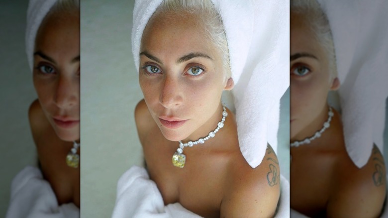 Lady Gaga without makeup