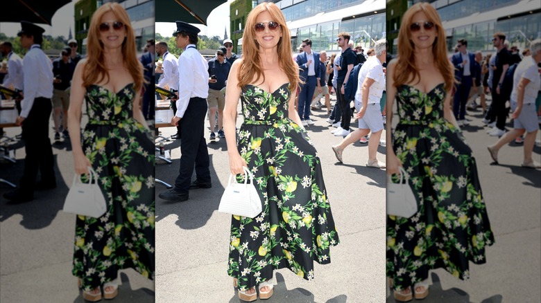 Isla Fisher at Wimbledon in 2025