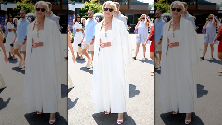 Robin Wright at Wimbledon in 2025