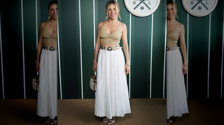 Sienna Miller at Wimbledon in 2025
