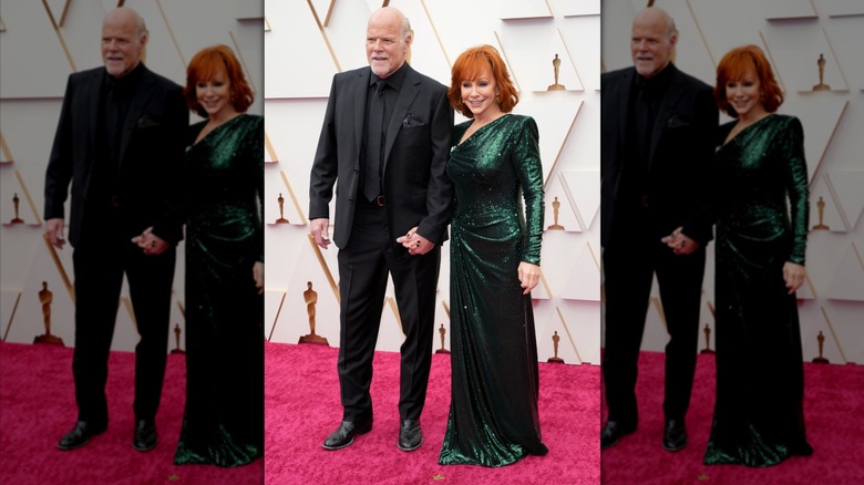 Reba McEntire and Rex Linn at the 2022 Oscars