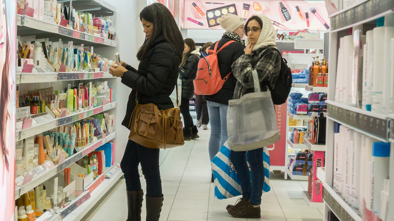 Women shopping at Ulta Beauty