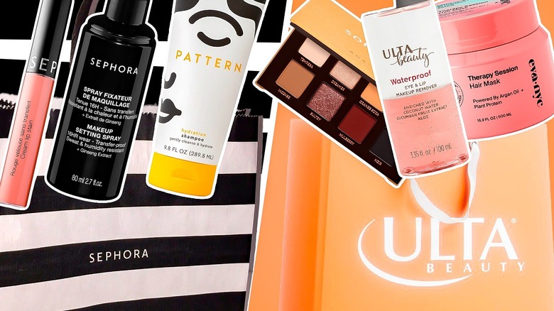 Sephora vs Ulta products and bags