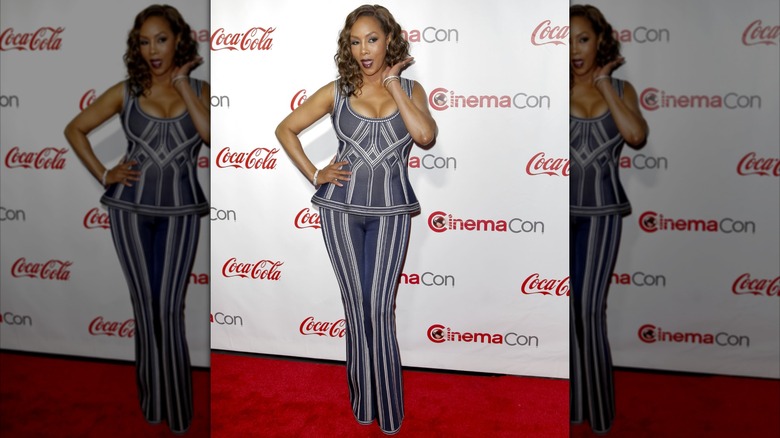 Vivica A. Fox at the CinemaCon Big Screen Achievement Awards in Las Vegas in April 2016