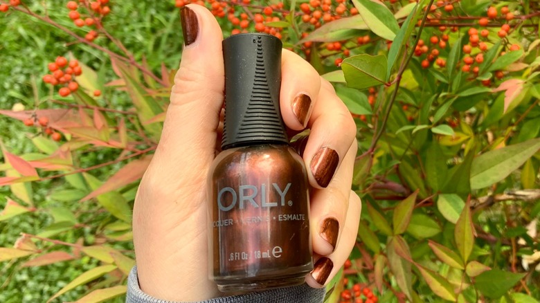 Orly polish in natural light