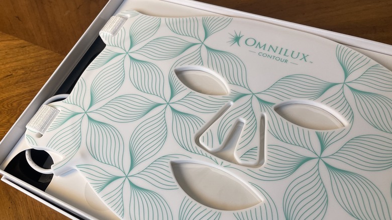 Close-up image of Omnilux Contour Face mask