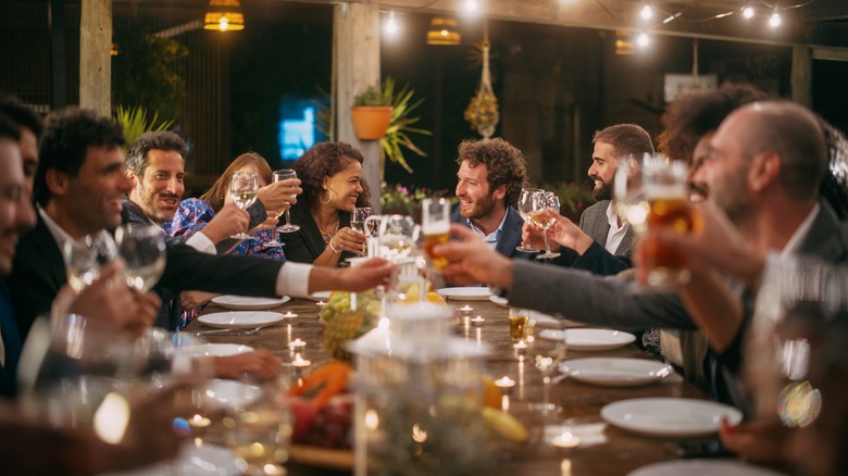 A wedding celebration