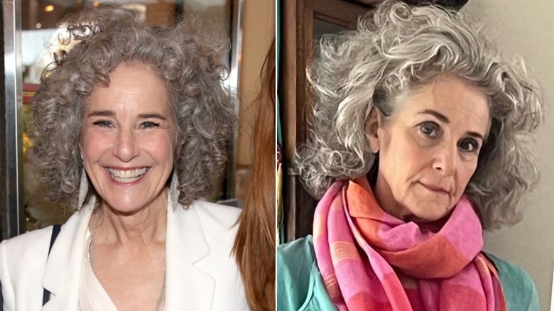 Debra Winger at a film screening, and in an Instagram post