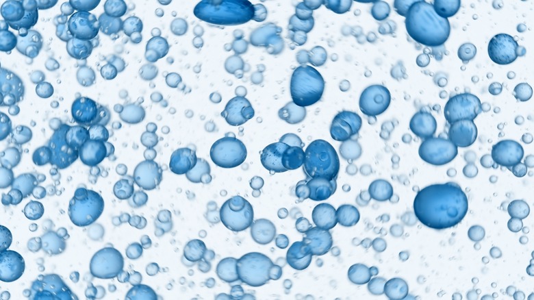 Stock image of drops of hypochlorous acid