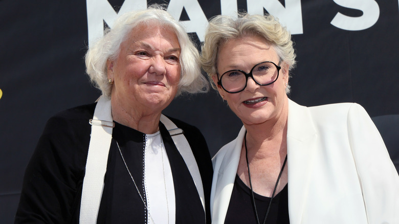 Tyne Daly pictured with Sharon Gless in 2022