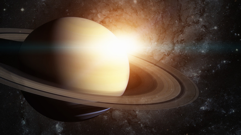 picture of saturn in sky