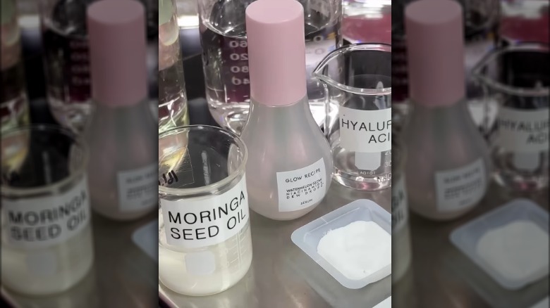 Ingredients for Glow Recipe products