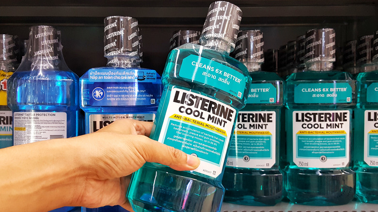 Listerine on the shelf mall