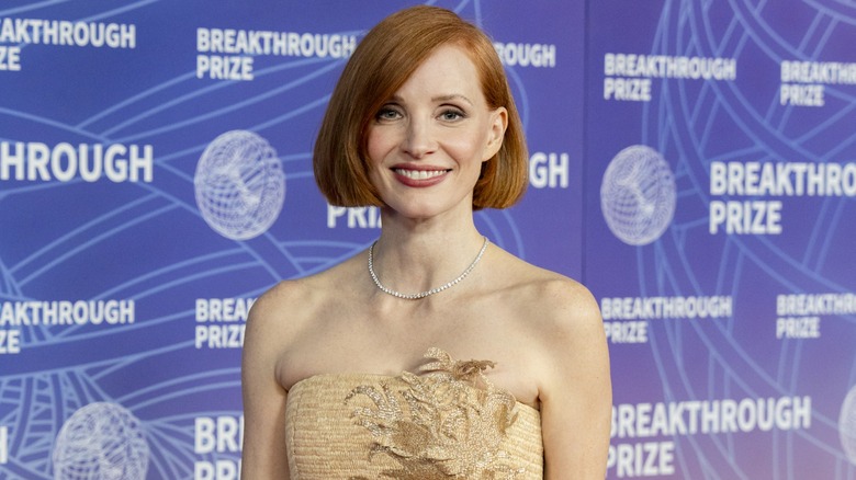 Jessica Chastain at the 12th Breakthrough Prize Ceremony in April 2026.