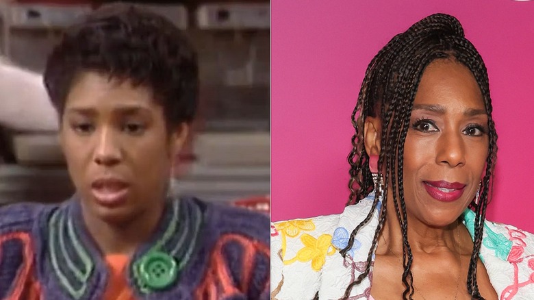 L: Dawnn Lewis as Jaleesa Vinson-Taylor in A Different World / R: Dawnn Lewis attends the 18th Annual A Pink Pump Affair: Carnival at The Beverly Hilton on May 17, 2026
