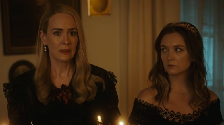 Sarah Paulson and Billie Lourd in 'American Horror Story' Season 13