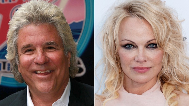 Jon Peters and Pamela Anderson in 2019.