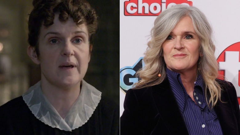 Siobhan Finneran in Downton Abbey and at the 2025 TV Choice Awards