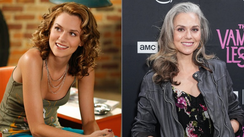 (L) Hilarie Burton as Peyton Sawyer in "One Tree Hill"; (R) Hilarie Burton at an AMC event in 2026