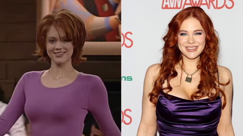 Maitland Ward on Boy Meets World and at the AVN Awards in 2023.