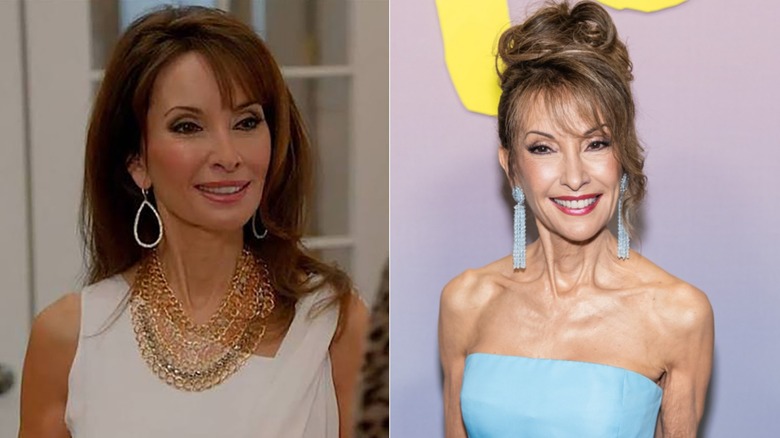Susan Lucci in Devious Maids and in a blue dress