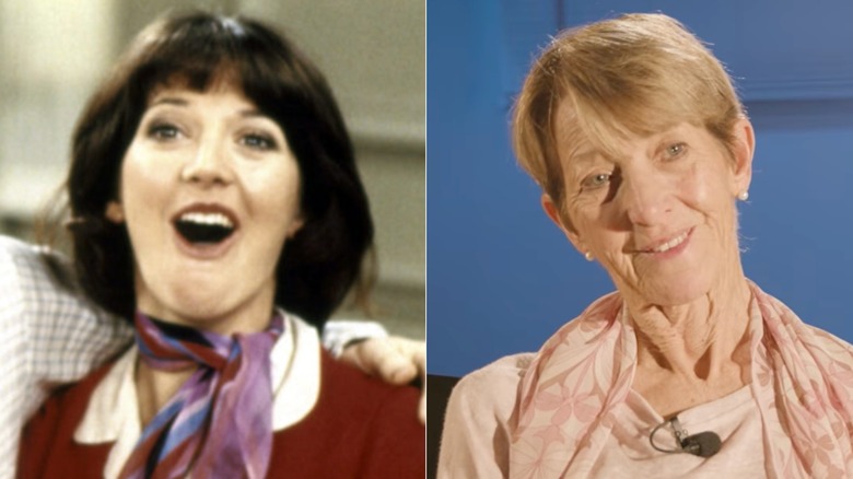 Side-by-side photos of Happy Days actor Lynda Goodfriend