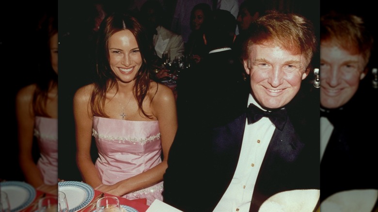 Melania Trump with minimal makeup